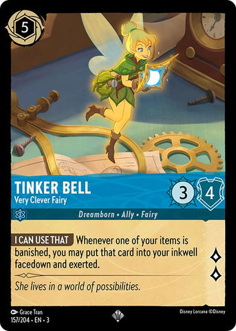 Tinker Bell - Very Clever Fairy (157/204) [Into the Inklands] - Destination Retro