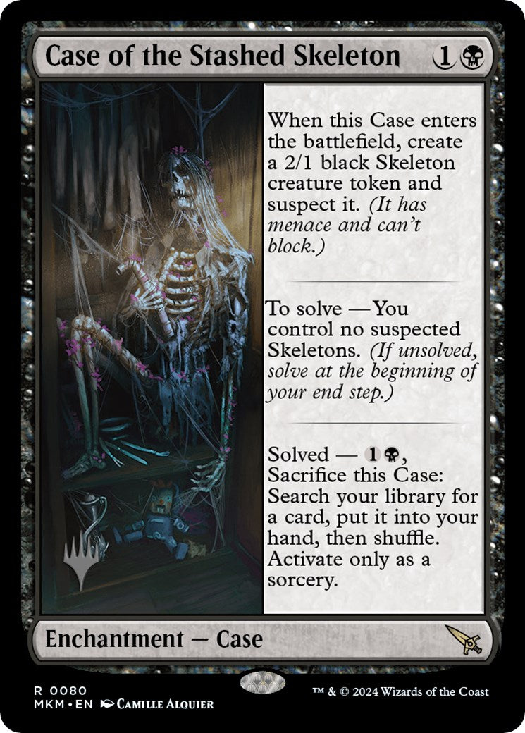 Case of the Stashed Skeleton (Promo Pack) [Murders at Karlov Manor Promos] - Destination Retro