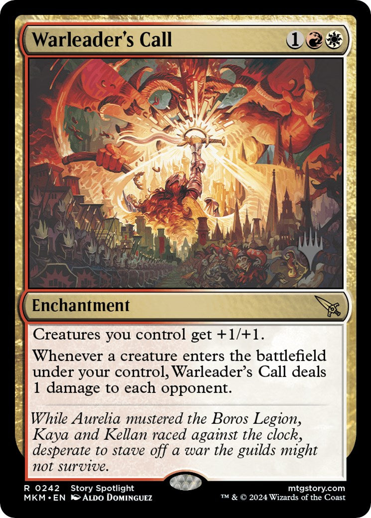 Warleader's Call (Promo Pack) [Murders at Karlov Manor Promos] - Destination Retro