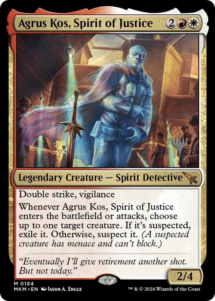 Agrus Kos, Spirit of Justice (Promo Pack) [Murders at Karlov Manor Promos] - Destination Retro