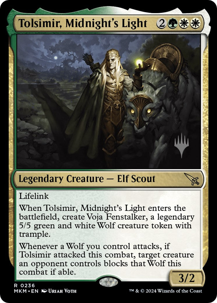 Tolsimir, Midnight's Light (Promo Pack) [Murders at Karlov Manor Promos] - Destination Retro