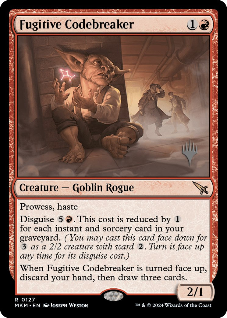 Fugitive Codebreaker (Promo Pack) [Murders at Karlov Manor Promos] - Destination Retro