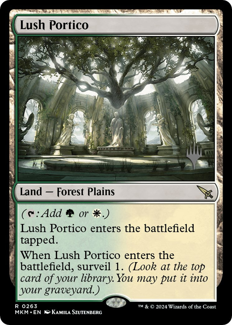 Lush Portico (Promo Pack) [Murders at Karlov Manor Promos] - Destination Retro