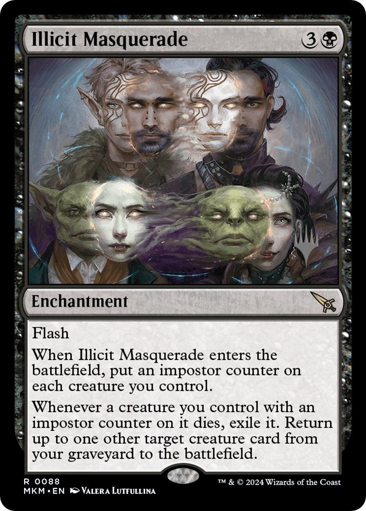Illicit Masquerade (Promo Pack) [Murders at Karlov Manor Promos] - Destination Retro
