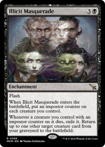 Illicit Masquerade (Promo Pack) [Murders at Karlov Manor Promos] - Destination Retro