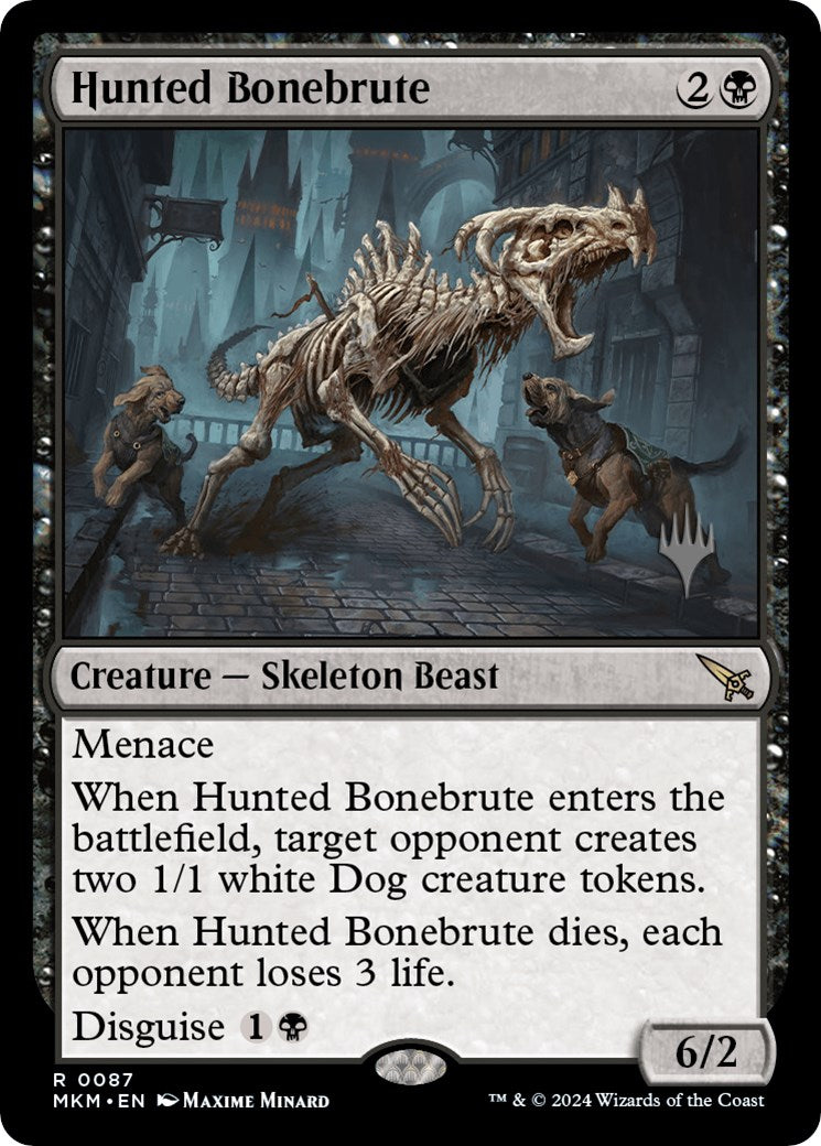 Hunted Bonebrute (Promo Pack) [Murders at Karlov Manor Promos] - Destination Retro
