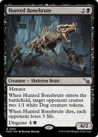 Hunted Bonebrute (Promo Pack) [Murders at Karlov Manor Promos] - Destination Retro