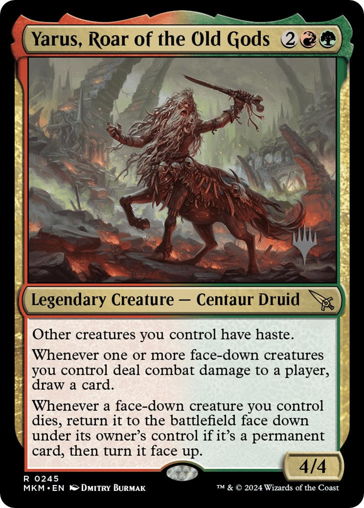 Yarus, Roar of the Old Gods (Promo Pack) [Murders at Karlov Manor Promos] - Destination Retro