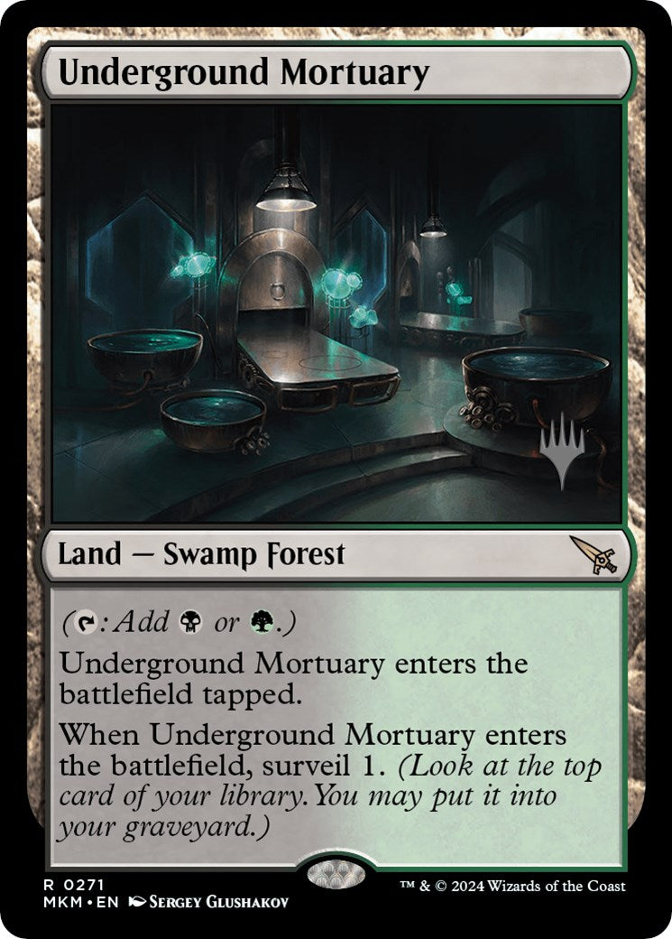 Underground Mortuary (Promo Pack) [Murders at Karlov Manor Promos] - Destination Retro