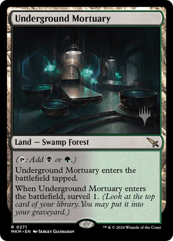 Underground Mortuary (Promo Pack) [Murders at Karlov Manor Promos] - Destination Retro