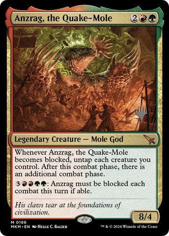 Anzrag, the Quake-Mole (Promo Pack) [Murders at Karlov Manor Promos] - Destination Retro