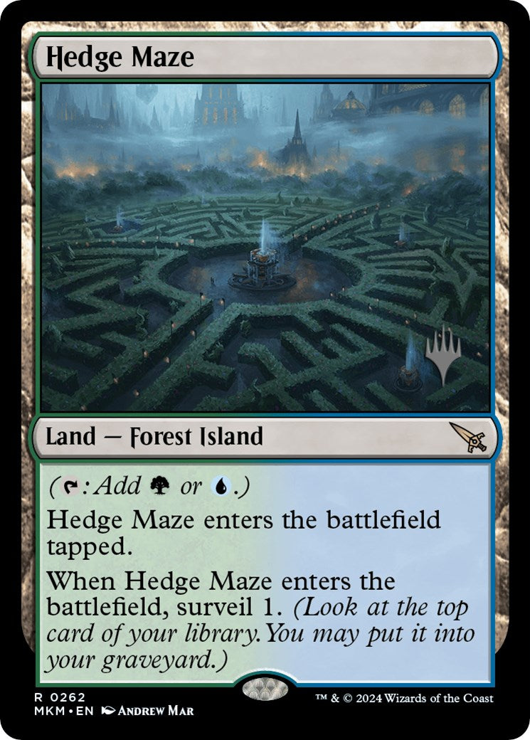 Hedge Maze (Promo Pack) [Murders at Karlov Manor Promos] - Destination Retro