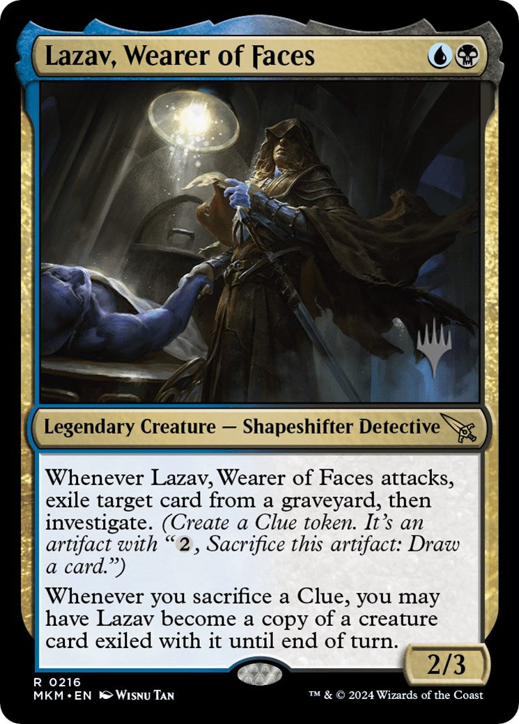 Lazav, Wearer of Faces (Promo Pack) [Murders at Karlov Manor Promos] - Destination Retro