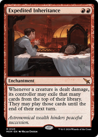 Expedited Inheritance (Promo Pack) [Murders at Karlov Manor Promos] - Destination Retro