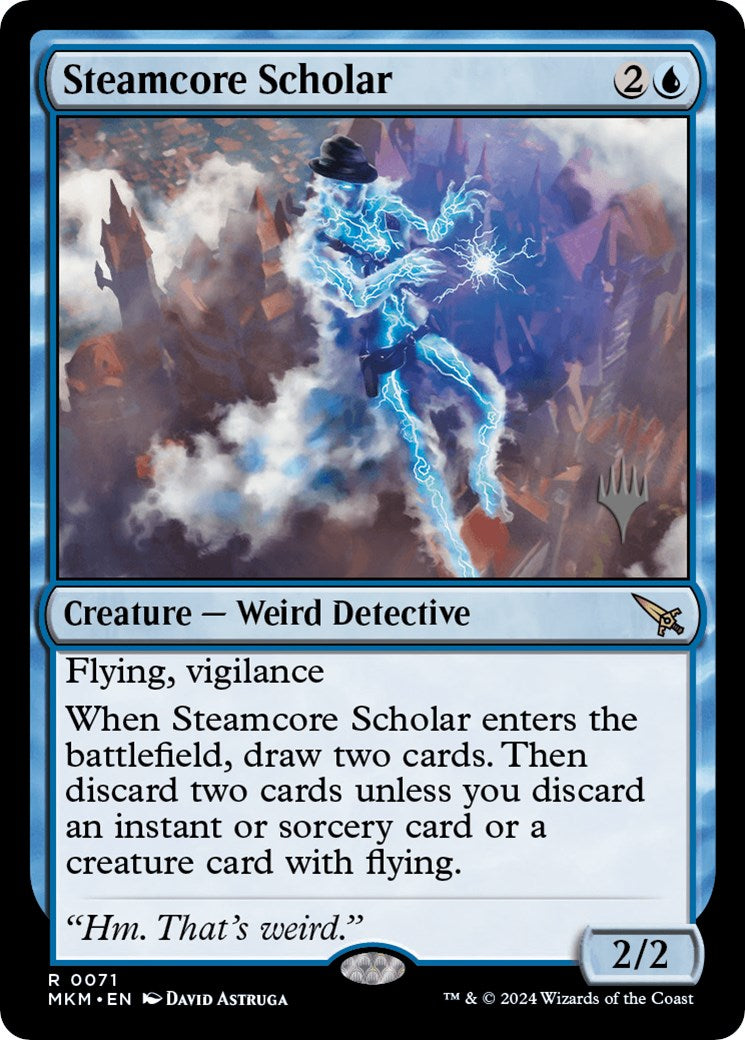 Steamcore Scholar (Promo Pack) [Murders at Karlov Manor Promos] - Destination Retro