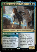 Kellan, Inquisitive Prodigy // Tail the Suspect (Promo Pack) [Murders at Karlov Manor Promos] - Destination Retro