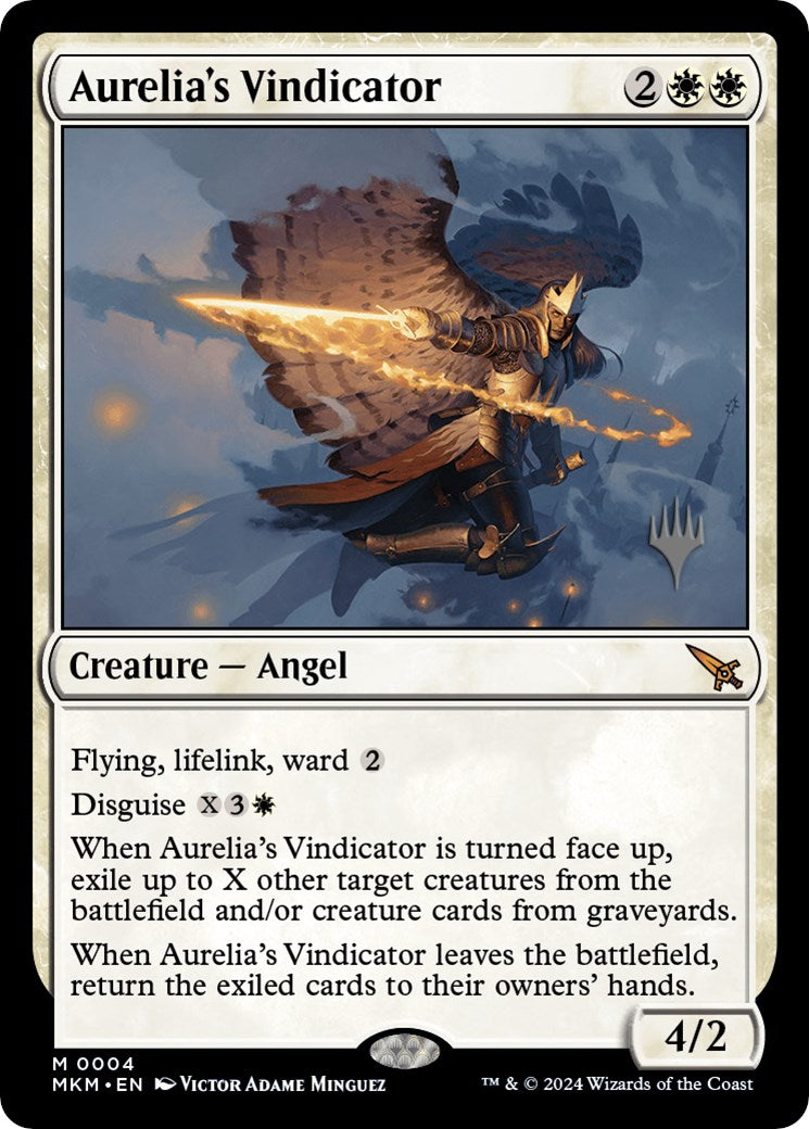 Aurelia's Vindicator (Promo Pack) [Murders at Karlov Manor Promos] - Destination Retro