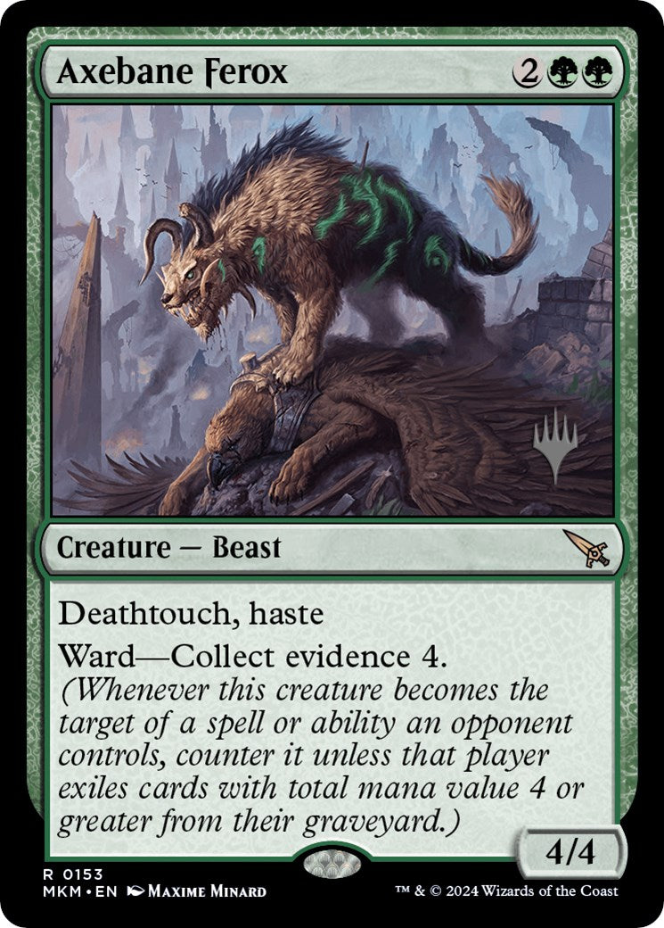 Axebane Ferox (Promo Pack) [Murders at Karlov Manor Promos] - Destination Retro
