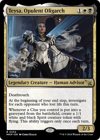Teysa, Opulent Oligarch (Promo Pack) [Murders at Karlov Manor Promos] - Destination Retro