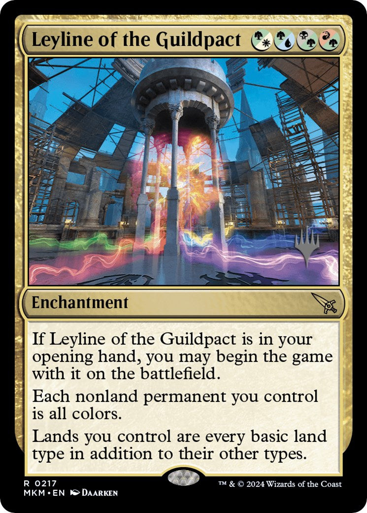 Leyline of the Guildpact (Promo Pack) [Murders at Karlov Manor Promos] - Destination Retro