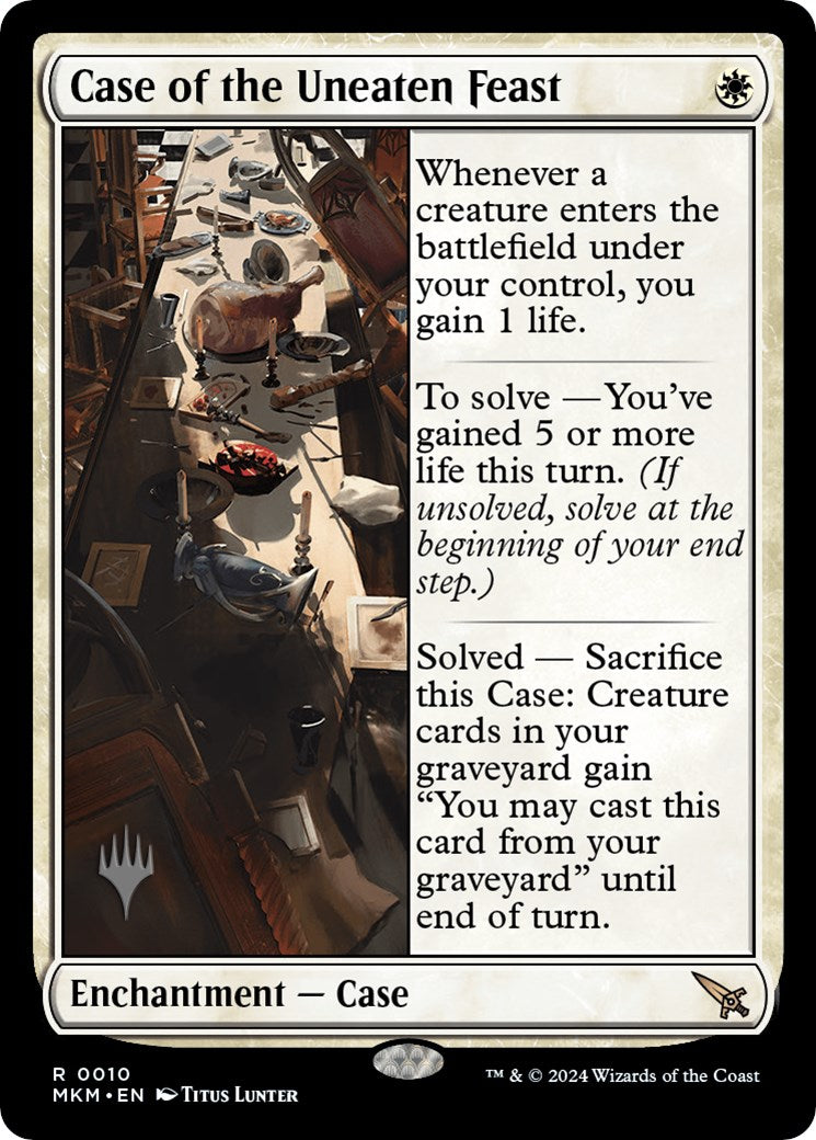 Case of the Uneaten Feast (Promo Pack) [Murders at Karlov Manor Promos] - Destination Retro