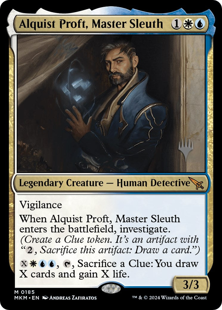 Alquist Proft, Master Sleuth (Promo Pack) [Murders at Karlov Manor Promos] - Destination Retro