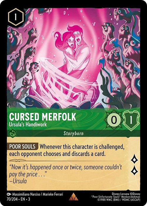 Cursed Merfolk - Ursula's Handiwork (70/204) [Into the Inklands] - Destination Retro
