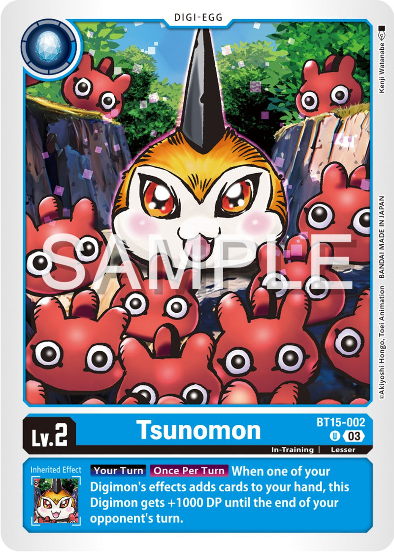 Tsunomon [BT15-002] [Exceed Apocalypse] - Destination Retro