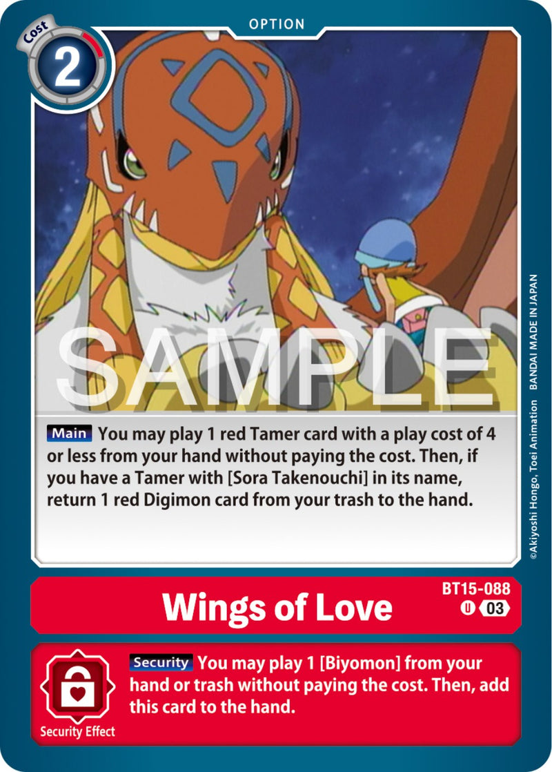 Wings of love [BT15-088] [Exceed Apocalypse] - Destination Retro