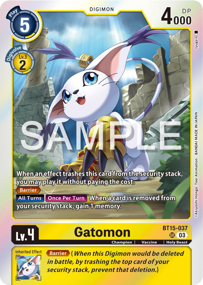 Gatomon [BT15-037] [Exceed Apocalypse] - Destination Retro