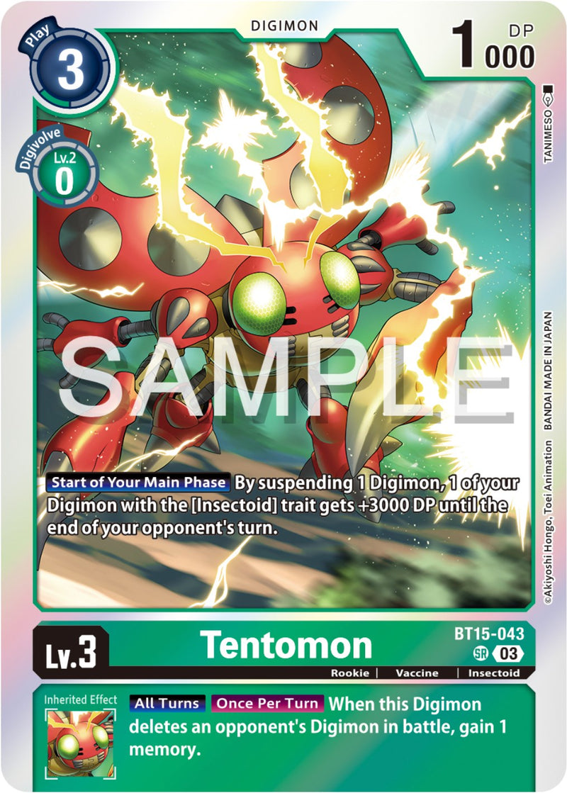 Tentomon [BT15-043] [Exceed Apocalypse] - Destination Retro