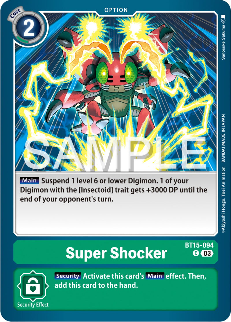 Super Shocker [BT15-094] [Exceed Apocalypse] - Destination Retro