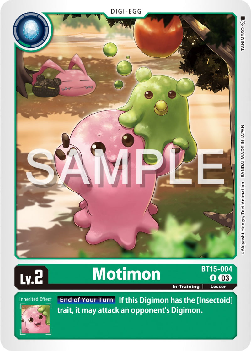 Motimon [BT15-004] [Exceed Apocalypse] - Destination Retro