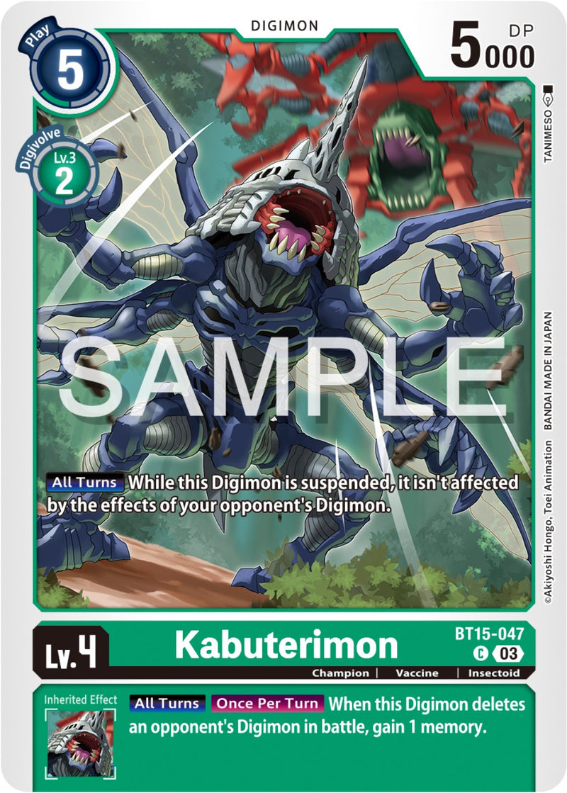 Kabuterimon [BT15-047] [Exceed Apocalypse] - Destination Retro