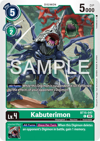 Kabuterimon [BT15-047] [Exceed Apocalypse] - Destination Retro
