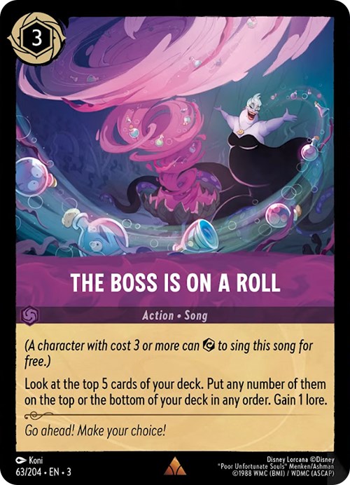 The Boss is on a Roll (63/204) [Into the Inklands] - Destination Retro