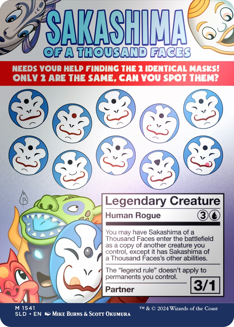 Sakashima of a Thousand Faces (Rainbow Foil) [Secret Lair Drop Series] - Destination Retro