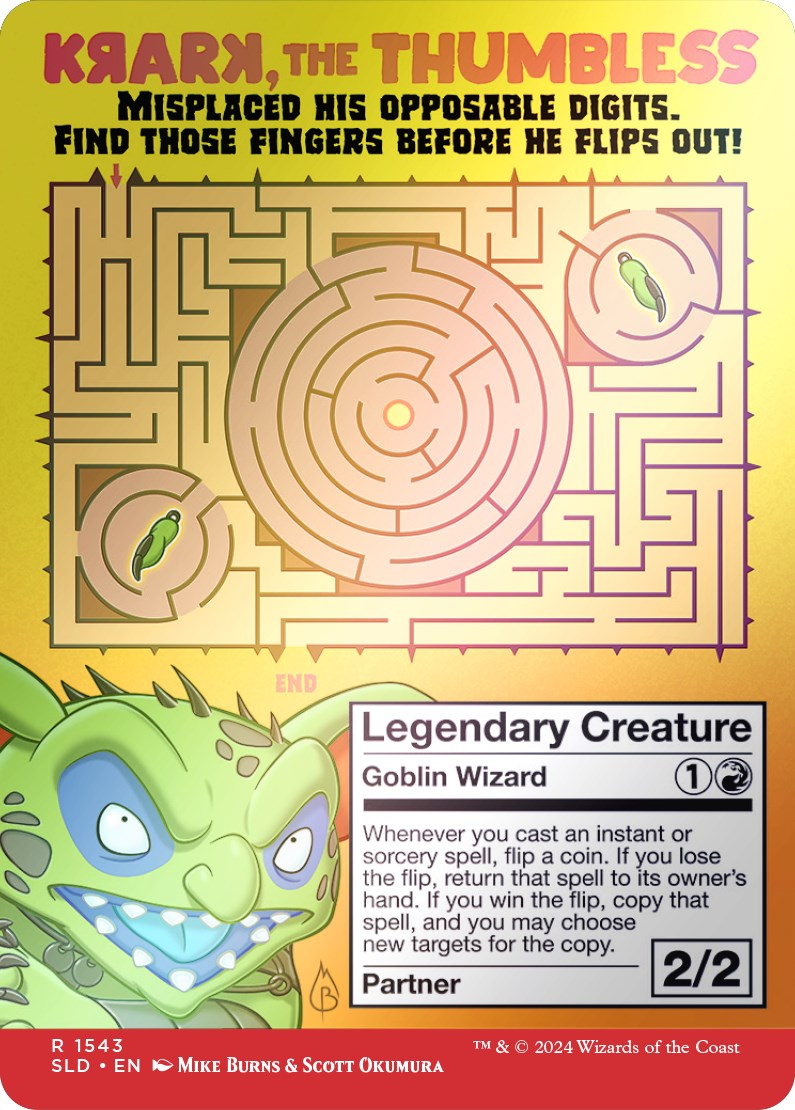 Krark, the Thumbless (Rainbow Foil) [Secret Lair Drop Series] - Destination Retro