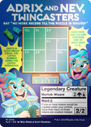 Adrix and Nev, Twincasters (Rainbow Foil) [Secret Lair Drop Series] - Destination Retro
