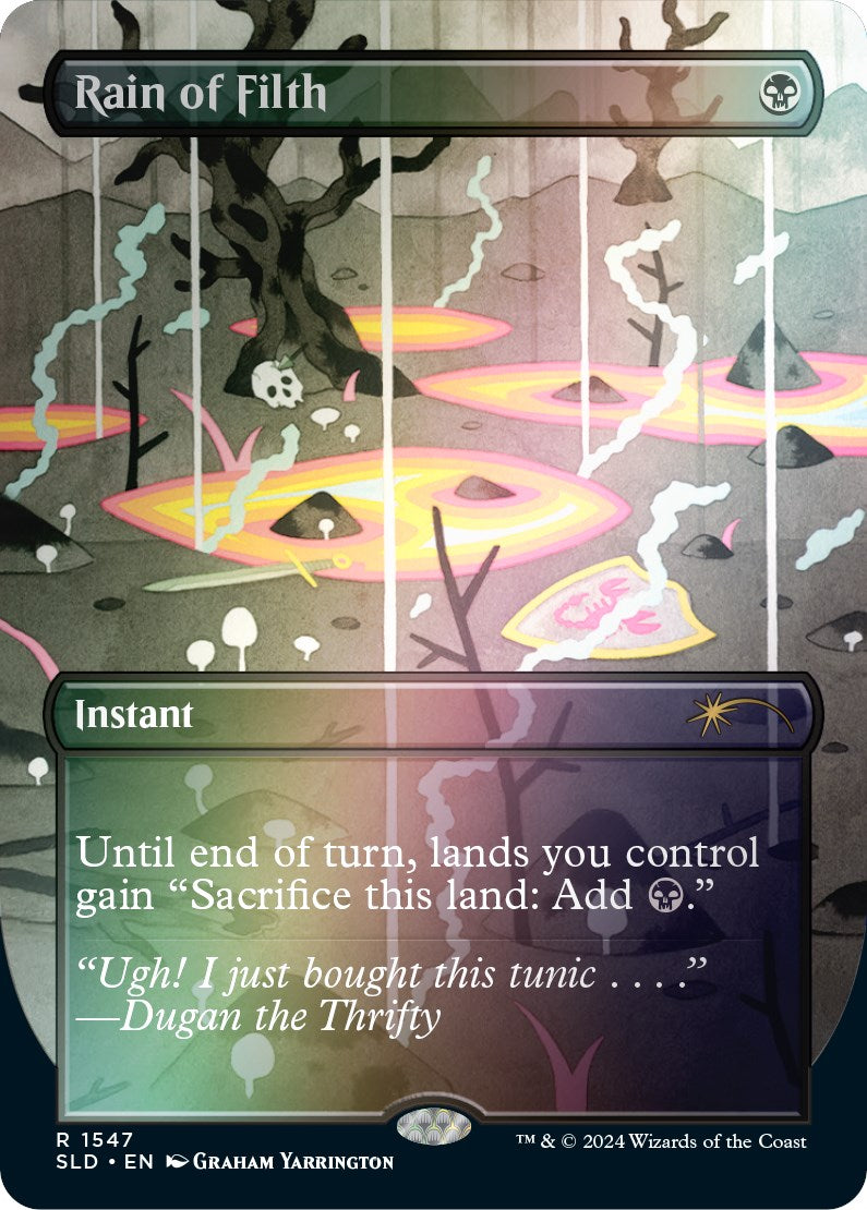 Rain of Filth (Rainbow Foil) [Secret Lair Drop Series] - Destination Retro