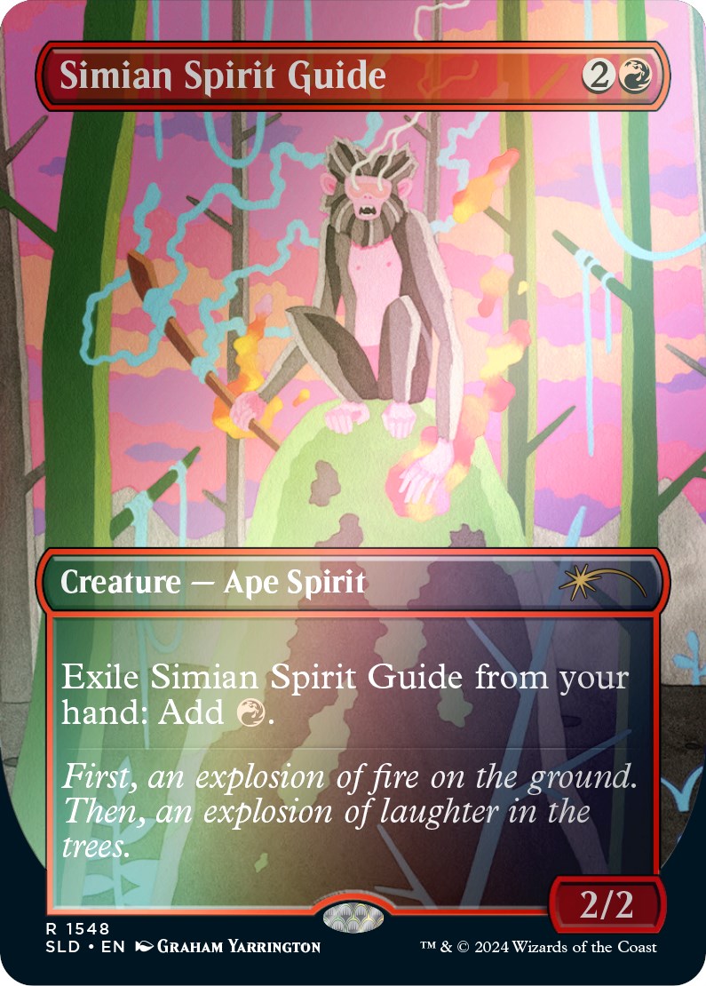 Simian Spirit Guide (Rainbow Foil) [Secret Lair Drop Series] - Destination Retro