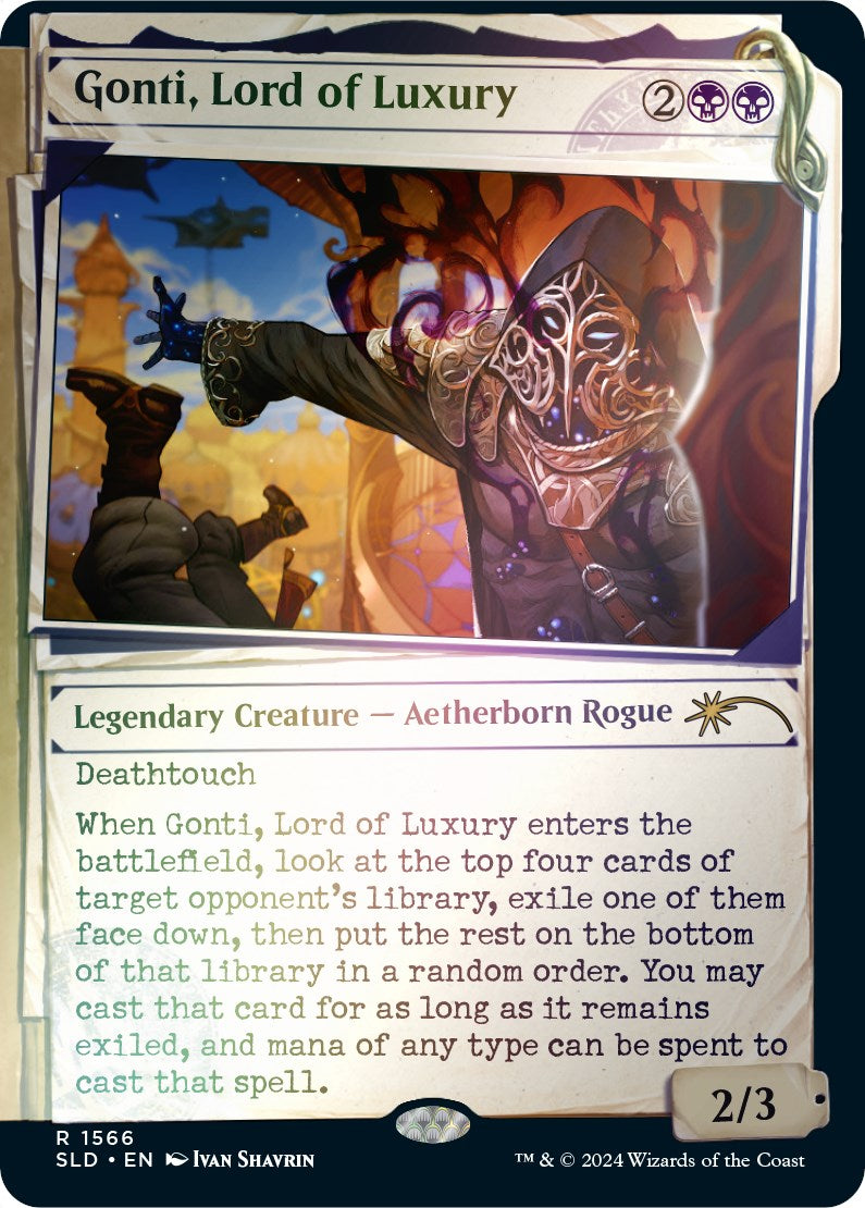 Gonti, Lord of Luxury (Rainbow Foil) [Secret Lair Drop Series] - Destination Retro