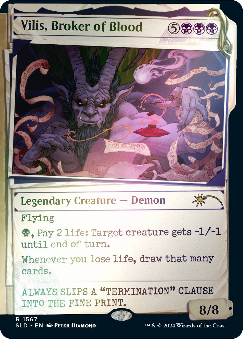 Vilis, Broker of Blood (Rainbow Foil) [Secret Lair Drop Series] - Destination Retro