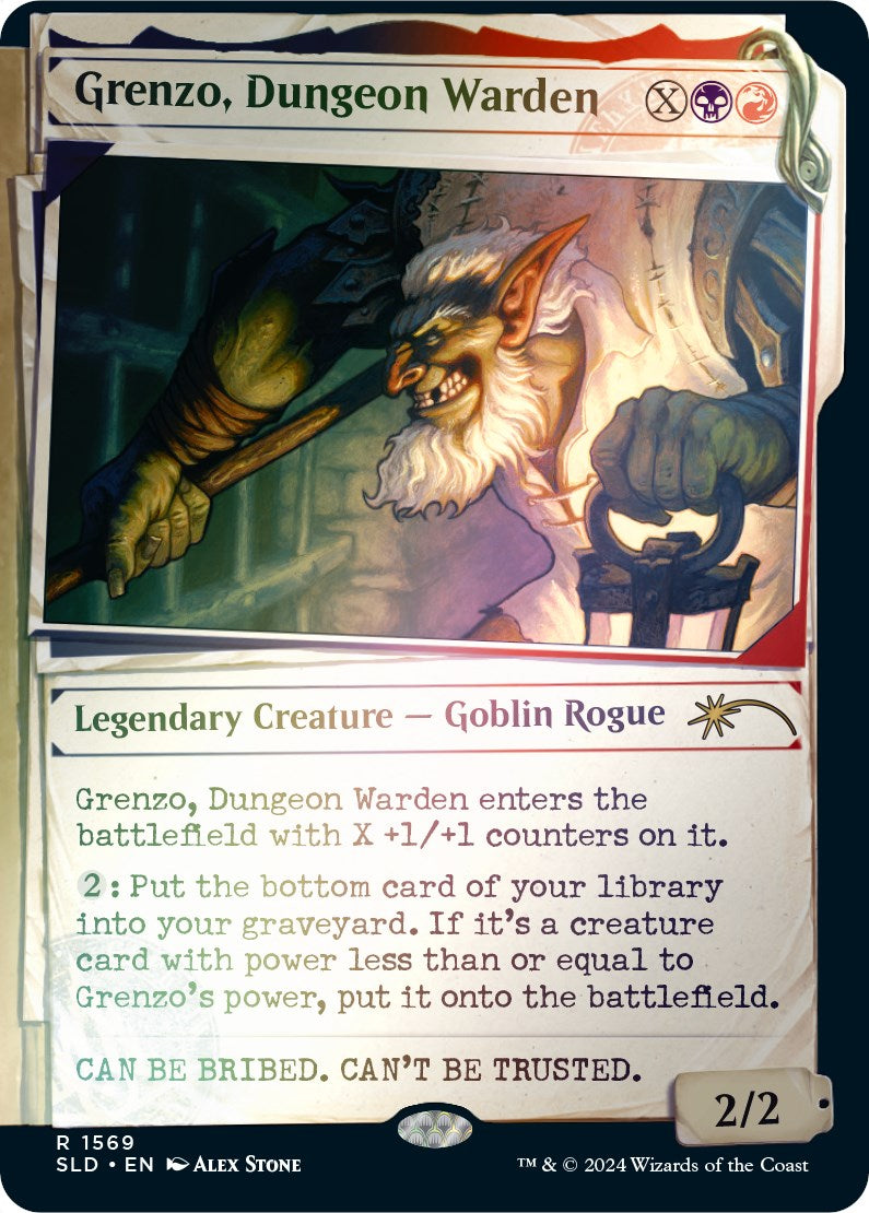 Grenzo, Dungeon Warden (Rainbow Foil) [Secret Lair Drop Series] - Destination Retro