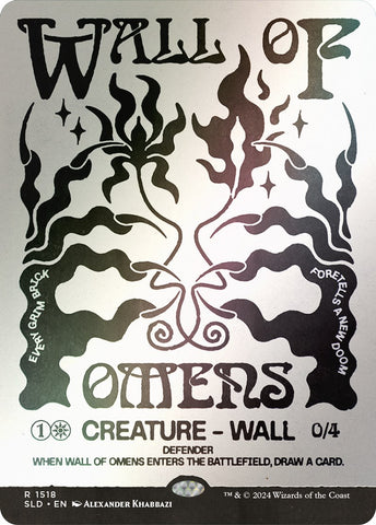 Wall of Omens (Rainbow Foil) [Secret Lair Drop Series] - Destination Retro