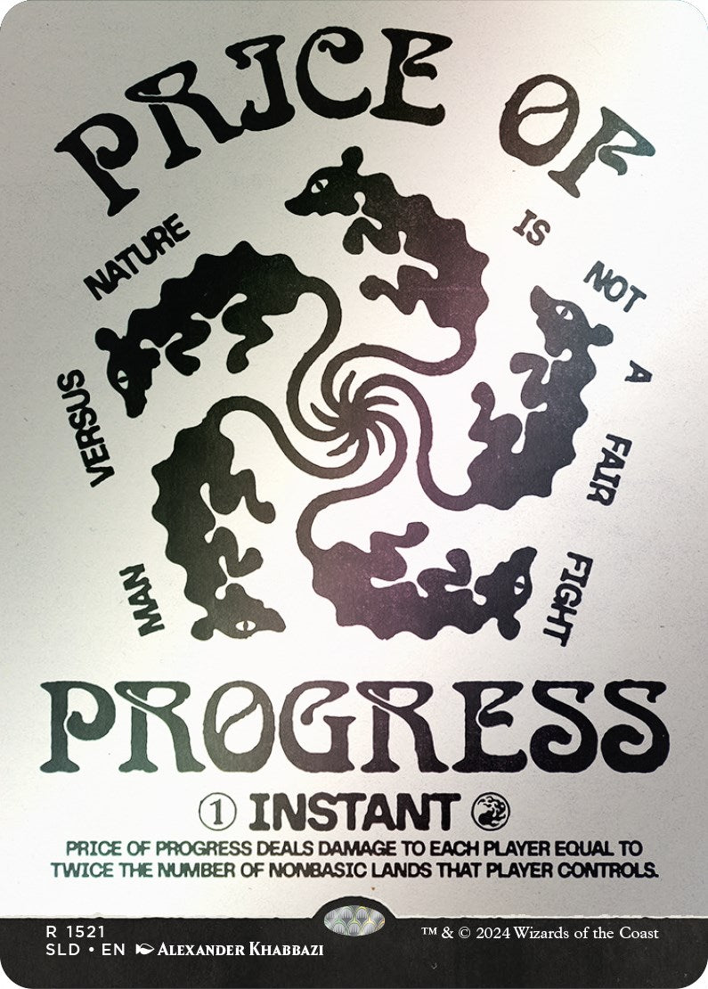 Price of Progress (Rainbow Foil) [Secret Lair Drop Series] - Destination Retro