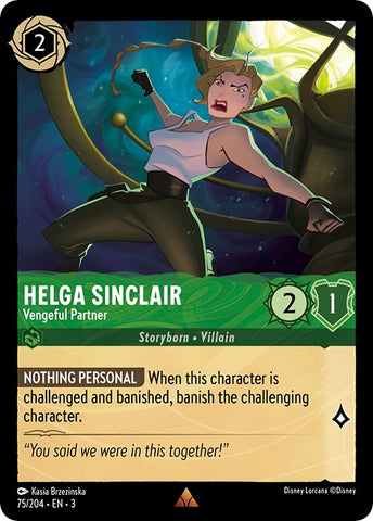Helga Sinclair - Vengeful Partner (75/204) [Into the Inklands] - Destination Retro