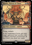 Rakdos, Patron of Chaos (Serialized) [Murders at Karlov Manor] - Destination Retro