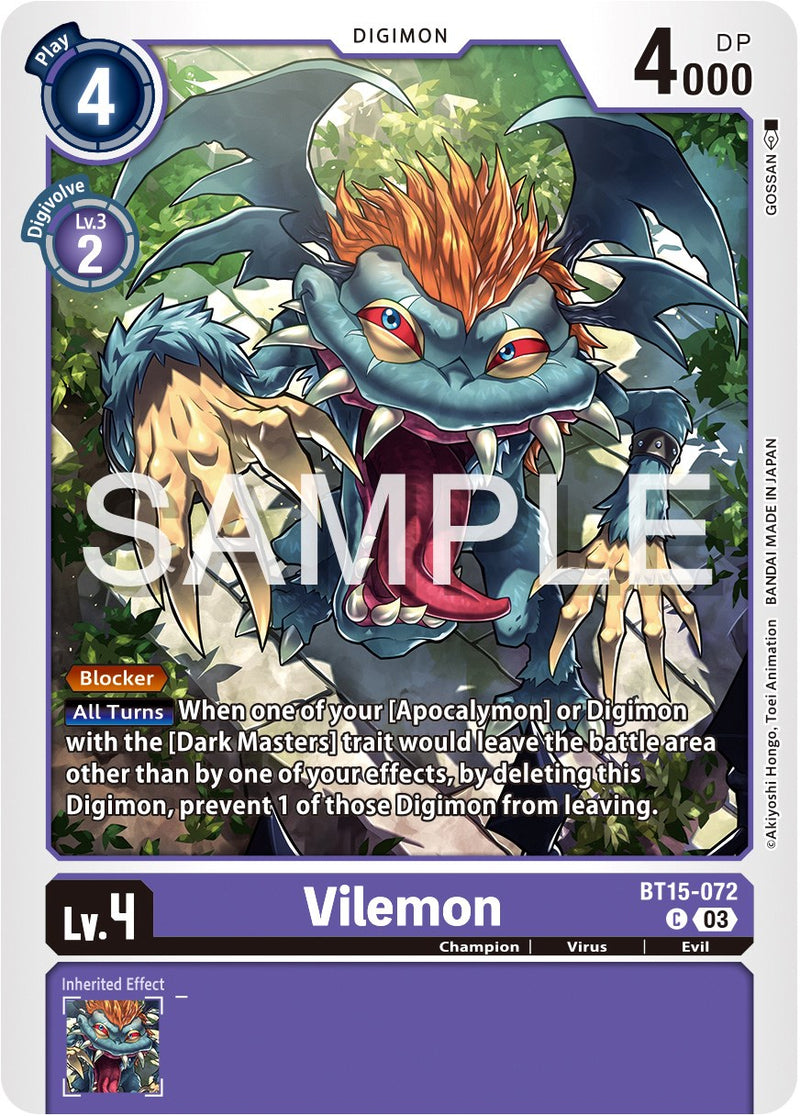 Vilemon [BT15-072] [Exceed Apocalypse] - Destination Retro