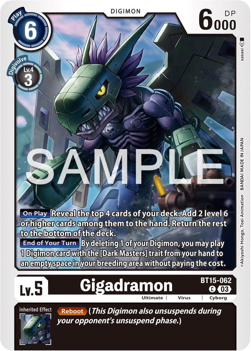 Gigadramon [BT15-062] [Exceed Apocalypse] - Destination Retro